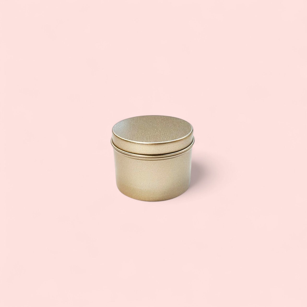 Matte Gold Candle Container